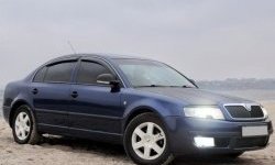 1 649 р. Реснички на фары CT Skoda Superb седан 3U дорестайлинг (2001-2006) (Неокрашенные)  с доставкой в г. Таганрог. Увеличить фотографию 3