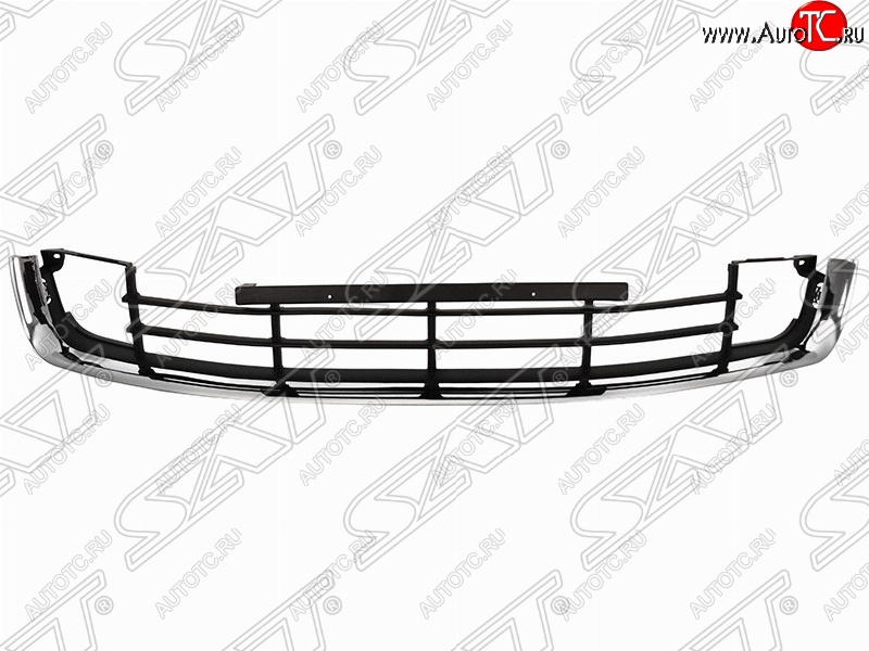 2 999 р. Решётка в передний бампер (с хром молдингом) SAT  Skoda Superb ( B6 (3T),  B6 (3T5)) (2008-2013) лифтбэк дорестайлинг, универсал доресталийнг  с доставкой в г. Таганрог