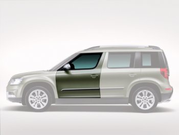 62 999 р. Левая дверь передняя VAG  Skoda Yeti (2009-2018) (Неокрашенная)  с доставкой в г. Таганрог. Увеличить фотографию 1