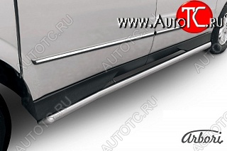 12 059 р. Защита порогов Arbori SSANGYONG Actyon Sport (2012-2024)  с доставкой в г. Таганрог