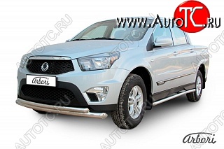 14 579 р. Обвес переднего бампера Arbori SSANGYONG Actyon Sport (2012-2025)  с доставкой в г. Таганрог