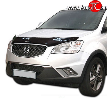 2 879 р. Дефлектор капота NovLine SSANGYONG Actyon дорестайлинг (2010-2013)  с доставкой в г. Таганрог