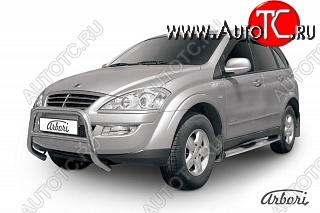 23 939 р. Защита переднего бампера Arbori SSANGYONG Kyron рестайлинг (2007-2016)  с доставкой в г. Таганрог