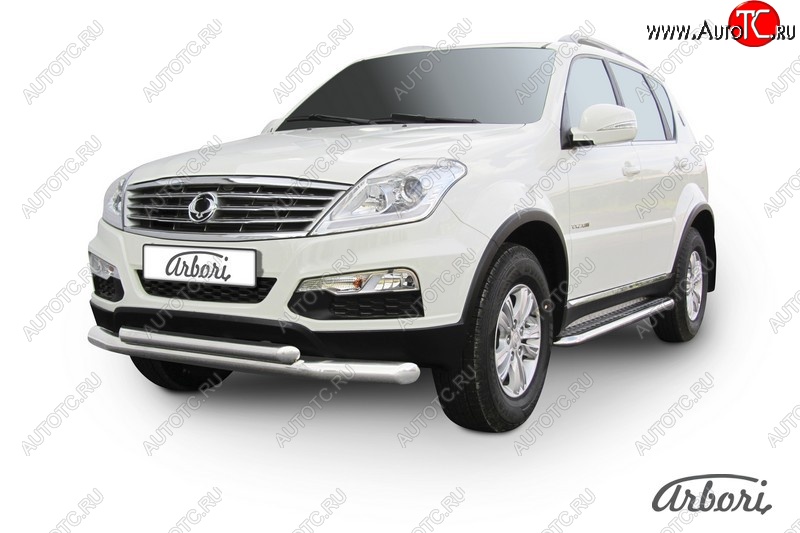 15 749 р. Обвес переднего бампера Arbori SSANGYONG Rexton Y290 (2012-2017)  с доставкой в г. Таганрог