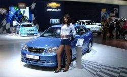 5 949 р. Накладка Street Edition на передний бампер Chevrolet Lacetti седан (2002-2013) (Неокрашенная)  с доставкой в г. Таганрог. Увеличить фотографию 3