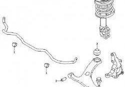 489 р. Полиуретановая втулка стабилизатора передней подвески Точка Опоры (20 мм) Subaru Legacy BL/B13 дорестайлинг седан (2003-2006)  с доставкой в г. Таганрог. Увеличить фотографию 2