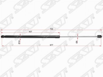 Газовый упор капота SAT Subaru (Субару) Forester (Форестер)  SJ (2012-2019) SJ дорестайлинг, рестайлинг