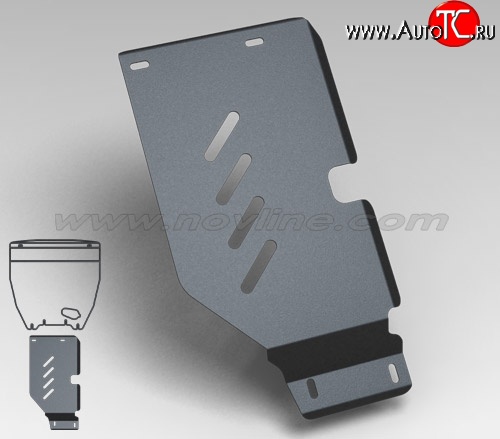 3 059 р. Защита коробки передач Novline (2.0, АКПП, 3 мм) Subaru Forester SH (2008-2013)  с доставкой в г. Таганрог