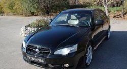 859 р. Реснички на фары RA  Subaru Legacy ( BL/B13,  BL,B13) (2003-2009) дорестайлинг седан, рестайлинг седан (Неокрашенные)  с доставкой в г. Таганрог. Увеличить фотографию 2