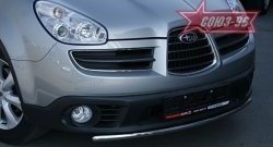 Защита переднего бампера одинарная Souz-96 (d42). Subaru Tribeca (2005-2007)