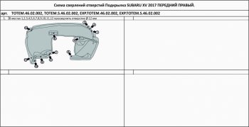 399 р. Правый подкрылок передний TOTEM Subaru XV GT/G24 дорестайлинг (2017-2021)  с доставкой в г. Таганрог. Увеличить фотографию 2