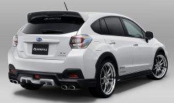 14 199 р. Пороги накладки KENSTYLE Subaru XV GP/G33 дорестайлинг (2012-2016) (Неокрашенные)  с доставкой в г. Таганрог. Увеличить фотографию 2