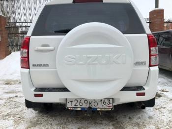 6 949 р. Пластиковый колпак запасного колеса SUZUKI (верхняя часть, 225/70/16) Suzuki Grand Vitara JT 5 дверей дорестайлинг (2005-2008) (неокрашенный)  с доставкой в г. Таганрог. Увеличить фотографию 10