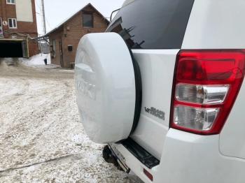 6 949 р. Пластиковый колпак запасного колеса SUZUKI (верхняя часть, 225/70/16) Suzuki Grand Vitara JT 5 дверей дорестайлинг (2005-2008) (неокрашенный)  с доставкой в г. Таганрог. Увеличить фотографию 12