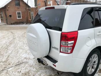 6 949 р. Пластиковый колпак запасного колеса SUZUKI (верхняя часть, 225/70/16) Suzuki Grand Vitara JT 5 дверей дорестайлинг (2005-2008) (неокрашенный)  с доставкой в г. Таганрог. Увеличить фотографию 13