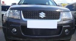 1 469 р. Сетка на бампер Russtal (черная)  Suzuki Grand Vitara ( JT 3 двери,  JT 5 дверей) (2008-2012) 1-ый рестайлинг, 1-ый рестайлинг  с доставкой в г. Таганрог. Увеличить фотографию 3