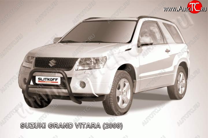 18 999 р. Кенгурятник d57 низкий  Suzuki Grand Vitara  JT 3 двери (2005-2008) дорестайлинг (Цвет: серебристый)  с доставкой в г. Таганрог