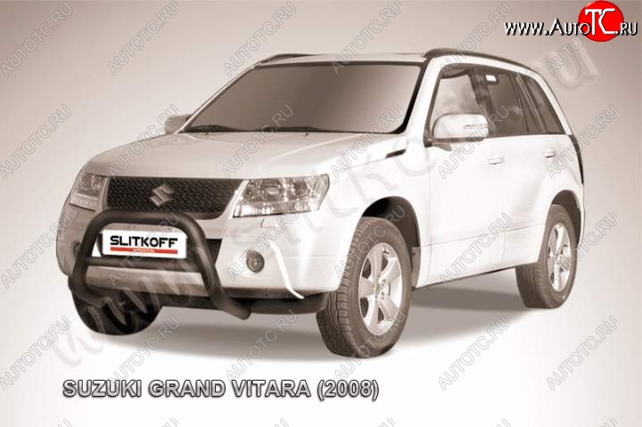 25 999 р. Кенгурятник d76 низкий Suzuki Grand Vitara JT 5 дверей дорестайлинг (2005-2008) (Цвет: серебристый)  с доставкой в г. Таганрог