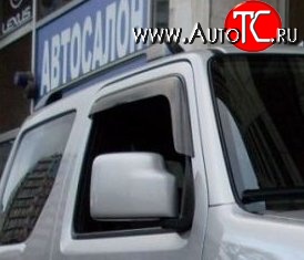 999 р. Комплект дефлекторов окон (ветровиков) 2 шт. 3d Russtal Suzuki Jimny JB23/JB43 дорестайлинг (1998-2001)  с доставкой в г. Таганрог