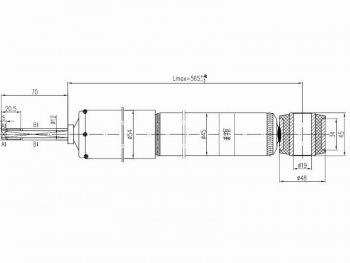 Амортизатор задний LH=RH SAT  4Runner  N210, Hilux Surf  N210, Land Cruiser Prado  J120