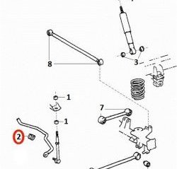 289 р. Полиуретановая втулка Точка Опоры (19 мм) Toyota 4Runner N210 дорестайлинг (2002-2005)  с доставкой в г. Таганрог. Увеличить фотографию 2
