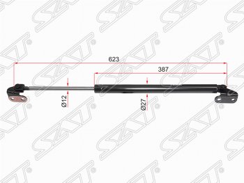 Правый упор крышки багажника (газовый) SAT Toyota 4Runner N180 рестайлинг (2000-2002)