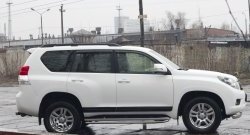 4 699 р. Молдинги RA Toyota Land Cruiser Prado J150 1-ый рестайлинг (2013-2017) (Поверхность глянец (под окраску), Неокрашенные)  с доставкой в г. Таганрог. Увеличить фотографию 2