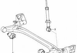 2 599 р. Полиуретановый сайлентблок балки задней подвески Точка Опоры Toyota Vista Ardeo V50 рестайлинг универсал (2000-2003)  с доставкой в г. Таганрог. Увеличить фотографию 2