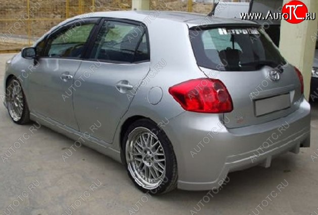 10 199 р. Задний бампер CT Toyota Auris E150 хэтчбэк 5 дв. дорестайлинг (2006-2010) (Неокрашенный)  с доставкой в г. Таганрог