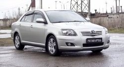 549 р. Реснички на фары RA  Toyota Avensis ( T250 седан,  T250 универсал) (2003-2006) дорестайлинг, дорестайлинг (Неокрашенные)  с доставкой в г. Таганрог. Увеличить фотографию 5