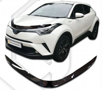 Дефлектор капота CA-Plastiс Toyota (Тойота) C-HR (С-НР)  NGX10, ZGX10 (2019-2024) NGX10, ZGX10 рестайлинг