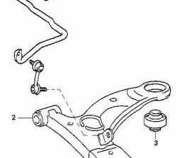 579 р. Полиуретановая втулка стабилизатора передней подвески Точка Опоры (22 мм) Toyota Caldina T210 дорестайлинг универсал (1997-1999)  с доставкой в г. Таганрог. Увеличить фотографию 2