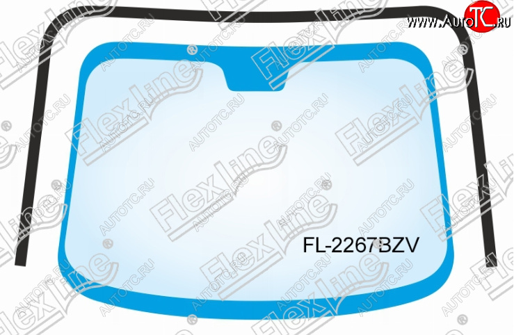 2 489 р. Молдинг лобового стекла FlexLine  Toyota Camry  XV30 (2001-2006) дорестайлинг, рестайлинг  с доставкой в г. Таганрог