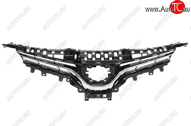4 649 р. Решётка радиатора SAT  Toyota Camry  XV70 (2017-2021) дорестайлинг (Неокрашенная)  с доставкой в г. Таганрог