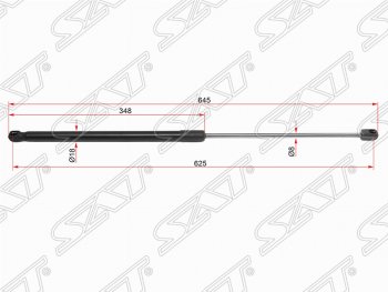 Газовый упор капота SAT Toyota Camry XV70 дорестайлинг (2017-2021)