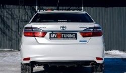 4 649 р. Козырёк на заднее стекло Tuning-Sport  Toyota Camry ( XV50,  XV55) (2011-2018) дорестайлинг, 1-ый рестайлинг, 2-ой рестайлинг (Неокрашенный)  с доставкой в г. Таганрог. Увеличить фотографию 4