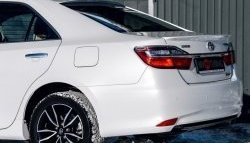 4 649 р. Козырёк на заднее стекло Tuning-Sport  Toyota Camry ( XV50,  XV55) (2011-2018) дорестайлинг, 1-ый рестайлинг, 2-ой рестайлинг (Неокрашенный)  с доставкой в г. Таганрог. Увеличить фотографию 7