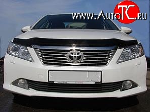 3 399 р. Дефлектор капота NovLine Toyota Camry XV50 дорестайлинг (2011-2014)  с доставкой в г. Таганрог