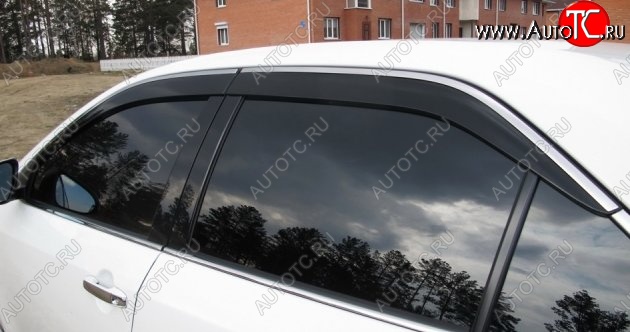 5 349 р. Комплект дефлекторов окон СТ Toyota Camry XV50 дорестайлинг (2011-2014)  с доставкой в г. Таганрог