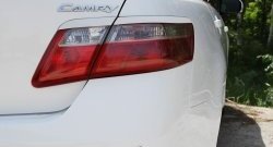 1 239 р. Реснички на фонари (рестайлинг) RA  Toyota Camry  XV40 (2009-2011) рестайлинг (Неокрашенные)  с доставкой в г. Таганрог. Увеличить фотографию 3