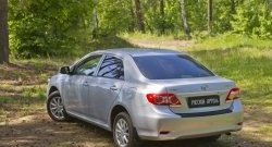 1 469 р. Защитная накладка на задний бампер RA  Toyota Corolla  E150 (2006-2010) седан дорестайлинг  с доставкой в г. Таганрог. Увеличить фотографию 2