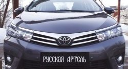 1 169 р. Реснички на фары RA  Toyota Corolla  E180 (2013-2016) дорестайлинг (Неокрашенные)  с доставкой в г. Таганрог. Увеличить фотографию 3