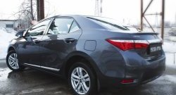 839 р. Реснички на фонари RA Toyota Corolla E180 дорестайлинг (2013-2016) (Неокрашенные)  с доставкой в г. Таганрог. Увеличить фотографию 3