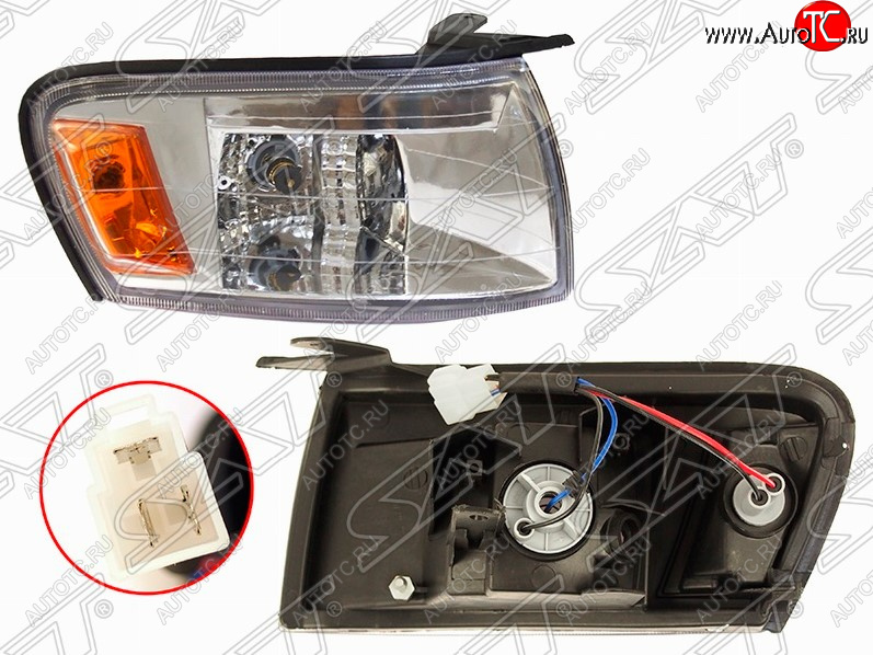 1 689 р. Передняя габарит SAT (хрусталь, правый)  Toyota Cresta  X90 (1992-1996)  с доставкой в г. Таганрог