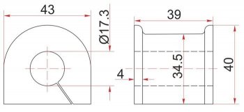 204 р. Резиновая втулка заднего стабилизатора (D=17.3) SAT  Toyota Crown  S150 (1995-2001) седан дорестайлинг, седан рестайлинг  с доставкой в г. Таганрог. Увеличить фотографию 1