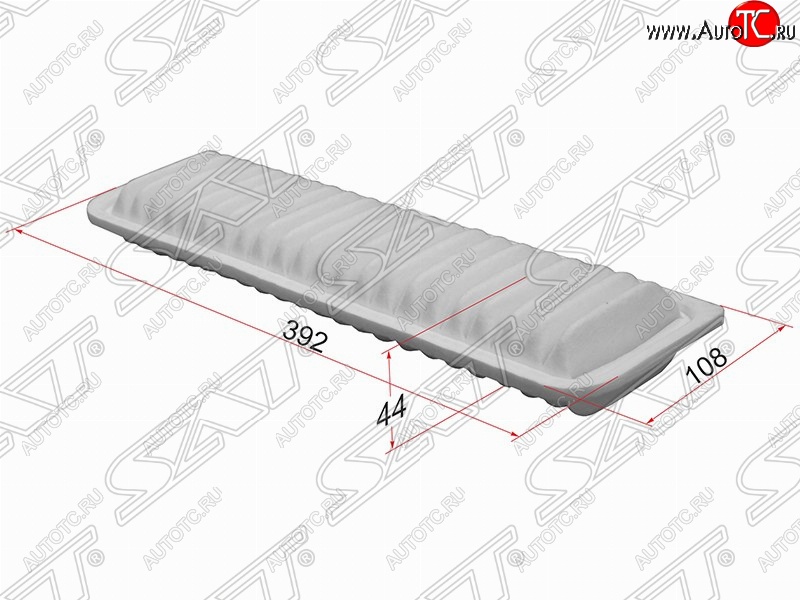 419 р. Фильтр воздушный двигателя SAT (392х108х44 mm)  Toyota Estima  AHR20,XR50 - Vellfire  с доставкой в г. Таганрог