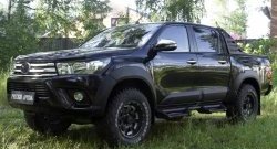 24 999 р. Расширитель арки RA (вылет 25 мм, комплект)  Toyota Hilux  AN120 (2016-2020) дорестайлинг (Поверхность шагрень)  с доставкой в г. Таганрог. Увеличить фотографию 5