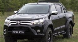 24 999 р. Расширитель арки RA (вылет 50 мм, комплект)  Toyota Hilux  AN120 (2016-2020) дорестайлинг (Поверхность шагрень)  с доставкой в г. Таганрог. Увеличить фотографию 4