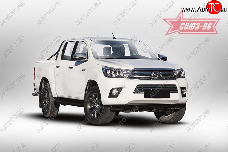 7 289 р. Декоративный элемент воздухозаборника Souz-96 (d16) Toyota Hilux AN120 дорестайлинг (2016-2020)  с доставкой в г. Таганрог