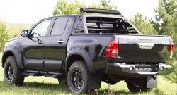 3 499 р. Брызговики под расширители колесных арок с выносом 50 мм RA Toyota Hilux AN120 дорестайлинг (2016-2020)  с доставкой в г. Таганрог. Увеличить фотографию 3